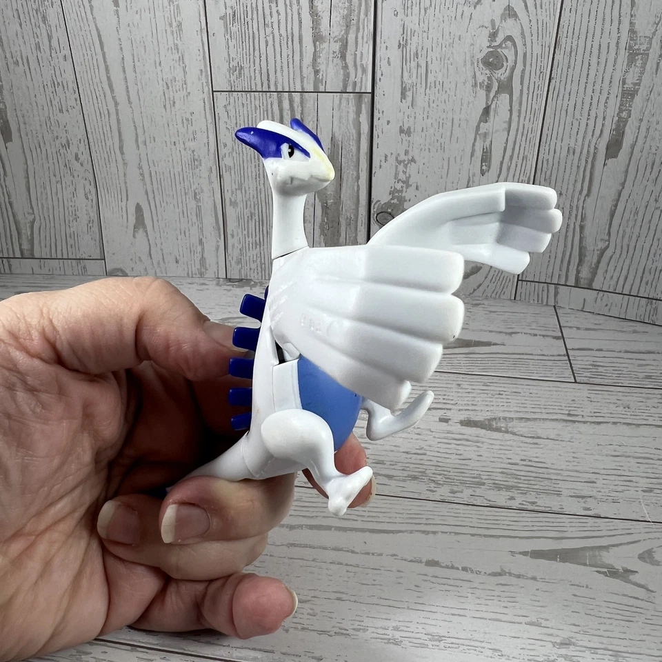 Pokemon Toy Action Figure White Blue McDonalds Collectible Lugia Vintage Retro - Image 4 of 4