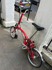 Brompton C Line Folding Bike - 6-Speed   Red