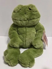 Dakin Applause Lou Rankin Friends Plush Happy Herbert Green Frog 16” With Tags