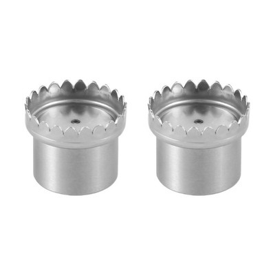 2 Pack Silver varnished Soap Stand Wall Mounted No equipment Required