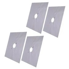 4PCS Stove Burner Covers Non Stick PTFE Gas Range Protectors F270x270x0.12mm