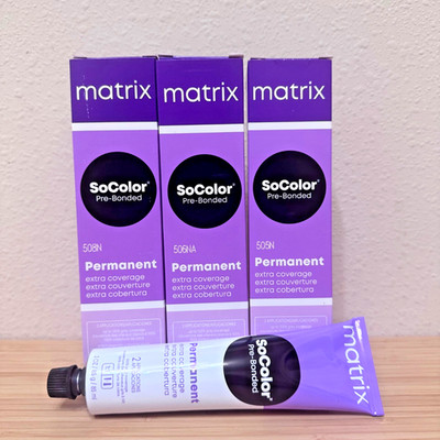 Matrix SoColor Pre-Bonded Permanent Extra Coverage Hair Color 3oz - NIB