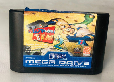 Videospiel Earthworm Jim 2 Cart Only Sega Mega Drive