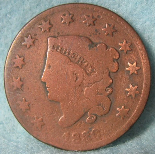 Photo of a 1830-P Large Cent from an eBay listing that sold on Jul 20, 2026