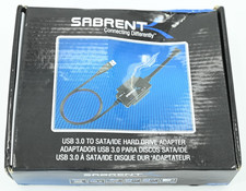 Sabrent Model USB-DSC8, USB 3.0 to SATA/IDE Hard Drive Adapter, PC MAC, SSD