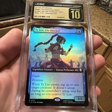Ty Lee, Chi Blocker Ext Art Foil Avatar: The Last Airbender CGC Pristine 10 Pop1