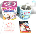 Donvier Snoopy Ice Cream Maker - Blue Rim in Box w Instruction