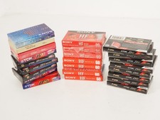 Lot 24 New Sealed Cassette Tapes Maxell Sony TDK td90 hf90 NOS