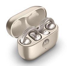 Motorola Moto Buds Loop with Sound by Bose True Wireless Earphones - French Oak