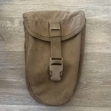 USMC MOLLE Entrenching Shovel E-Tool Carrier Cover Pouch Coyote Brown
