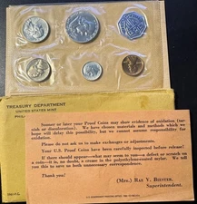 1961 US Silver Proof Set In Original Envelope