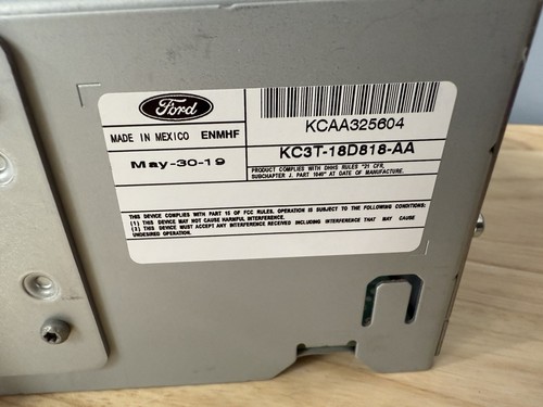 2019-2021 Ford Super Duty F250 F350 OEM AM FM Multi Media Radio Receiver ANALOG - Picture 4 of 6