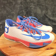 Nike KD 6 Paris Exclusive 2013 Mens Size 5.5 Red White Blue 