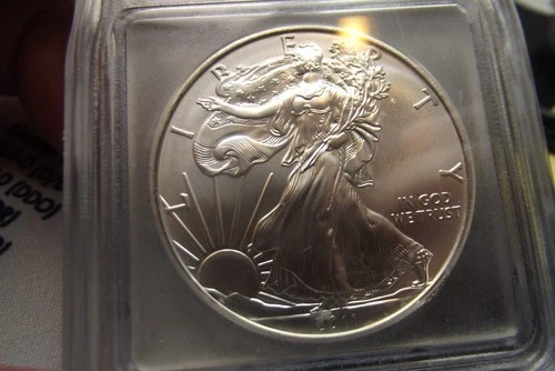 2011 Silver Eagle MS70  Perfect Coin!!!  ICG MS70 Struck at SF Mint 27 of 2399
