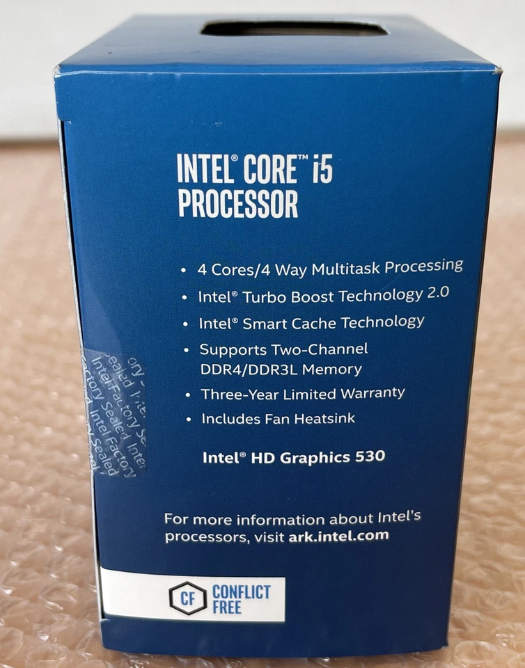NEW SEALED- Intel Core i5 6500 3.2GHz 6MB Cache Quad-Core CPU Processor LGA1151 - Image 3 of 4