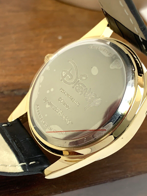 Disney Mickey Mouse Women\'s Watch Gold Black Leather Band Quartz W002750 36mm Disney Mickey Mouse Women main image 3
