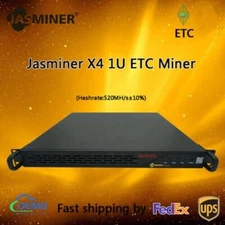 Jasminer X4-1U 520mh/s 240w ETC miner Low Power Consumption, Ready Stock