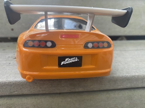 Fast & Furious Brian’s 1995 Toyota Supra RC 12” Remote Control Car USB Jada Toys - Picture 5 of 5