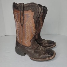 ARIAT PECOS BROWN BUSCADERO KIDS UNISEX SQUAR...