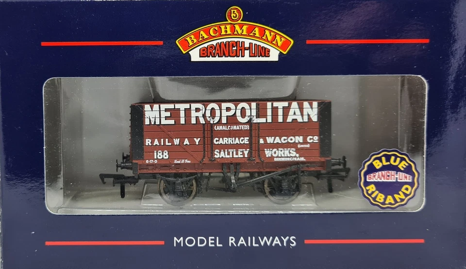 Bachmann 37-150K 8 Plank Fixed End Open Wagon 188 Metropolitan - Collectors Club