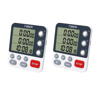 Small Three Channel Timer with Memory Function High Efficiency Digital Timer