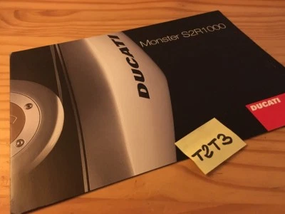 Ducati Monster S2R 1000 prospectus moto brochure publicité prospekt pub dépliant