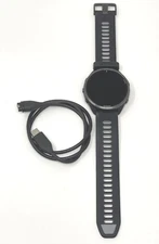 Garmin Forerunner 965 Carbon Gray Titanium Bezel w/ Silicone Band GPS Very Good