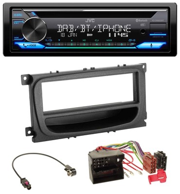 JVC Bluetooth MP3 USB DAB CD Car Stereo for Ford Mondeo S-Max 07-14 Storage Tray sc