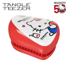 Sanrio Tangle Teezer Hair Care Brush Compact Styler Hello Kitty Red Japan NEW