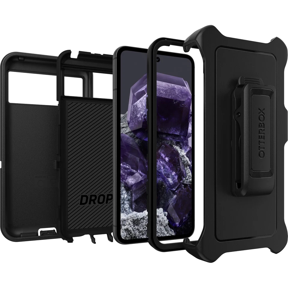 NEW Case For Google Pixel 9, 9 Pro, 9 Pro XL Otterbox Defender Case - Black - Image 3 of 4