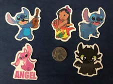 Disney Stickers - Lot of 5 Stitch Stickers - Lilo and Stitch