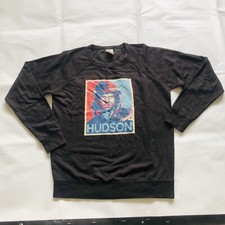 Aliens Hudson Sweatshirt Black Mens Size Medium Cotton Jumper Pullover