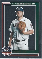 2022 Panini USA Baseball Stars & Stripes Landon Sims #28 Rookie RC Collegiate +