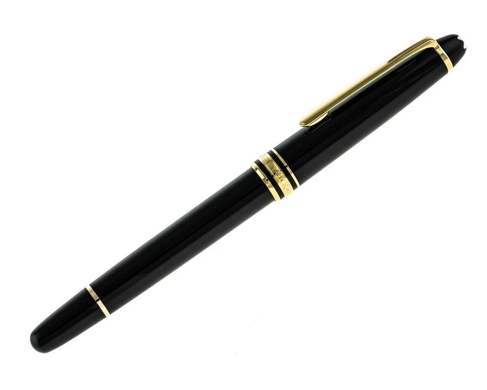 Nuevo Montblanc Meisterstuck. Bolígrafo Dorado con Estuche de Cuero Venta Año Nuevo Foto 4 de 4