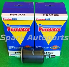 Lot of 2 Fuel Filter PUROLATOR F64702 For CHEVROLET, GMC, 25121468, 25121978