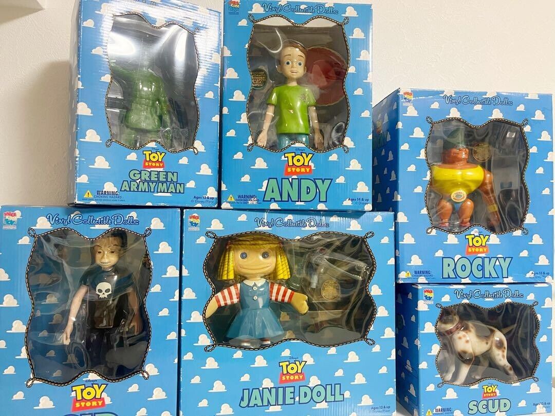Toy Story Disney Andy Sid Janie Doll Green Army man Rocky Toy Story Disney Andy Sid Janie Doll Green Army man Rocky