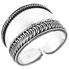 925 Sterling Silver Bali Handmade Sterling Toe Ring