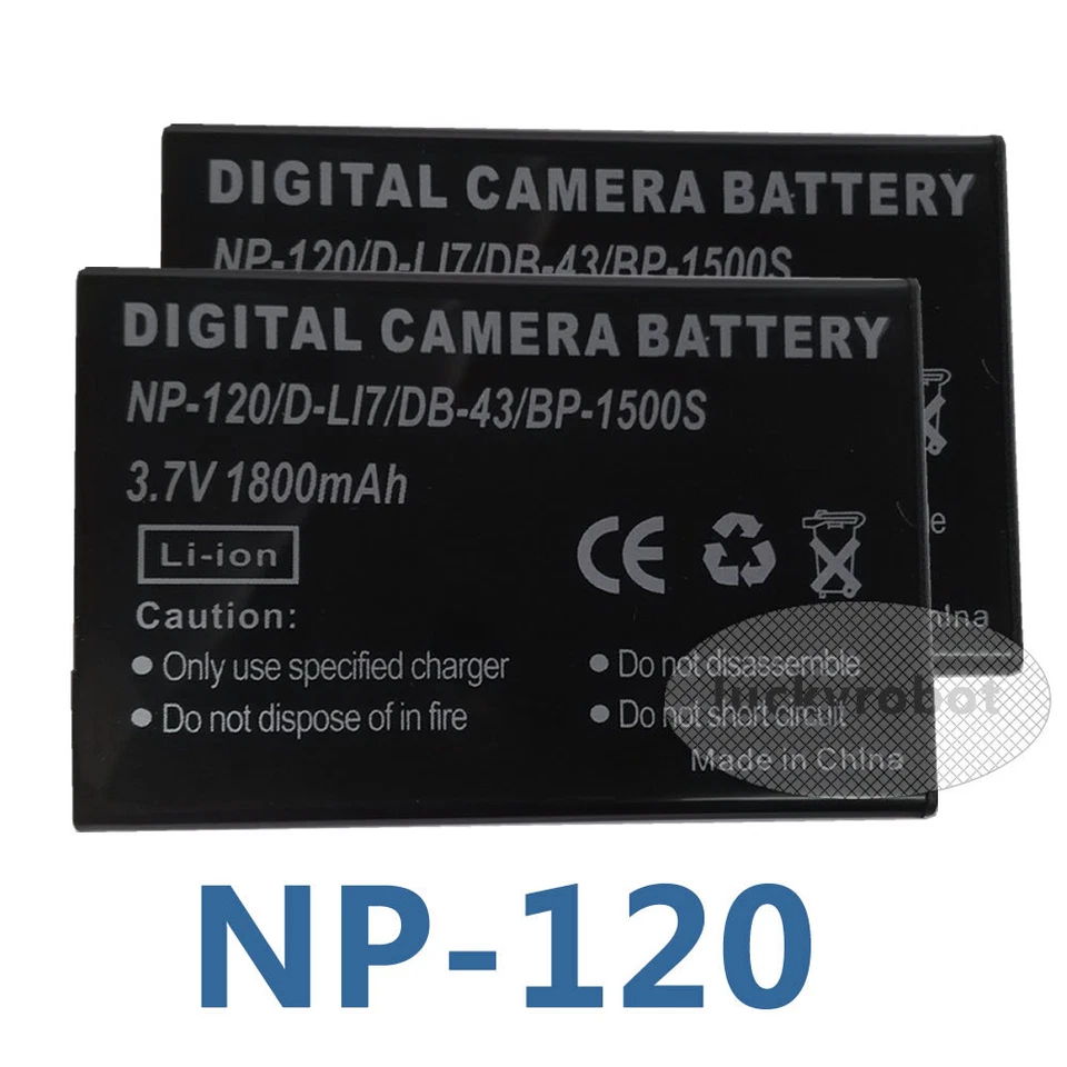 2pcs Li-ion D-Li7 Battery for PENTAX Optio 450 550 555 750 750Z MX MX4 Camera - Image 3 of 4