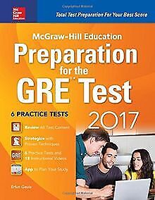 McGraw-Hill Education Preparation for the GRE Test 2017 ... | Buch | Zustand gut - Bild 1 von 1