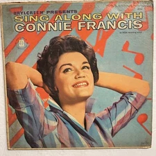 Connie Francis ‎– Sing Along With Connie Francis Vinyl, LP 1961 Mati-Mor