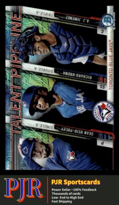 2017 Bowman Mega Box #TPM-TOR Reid-Foley/Urena/Jimenez Blue Jays Talent Pipeline