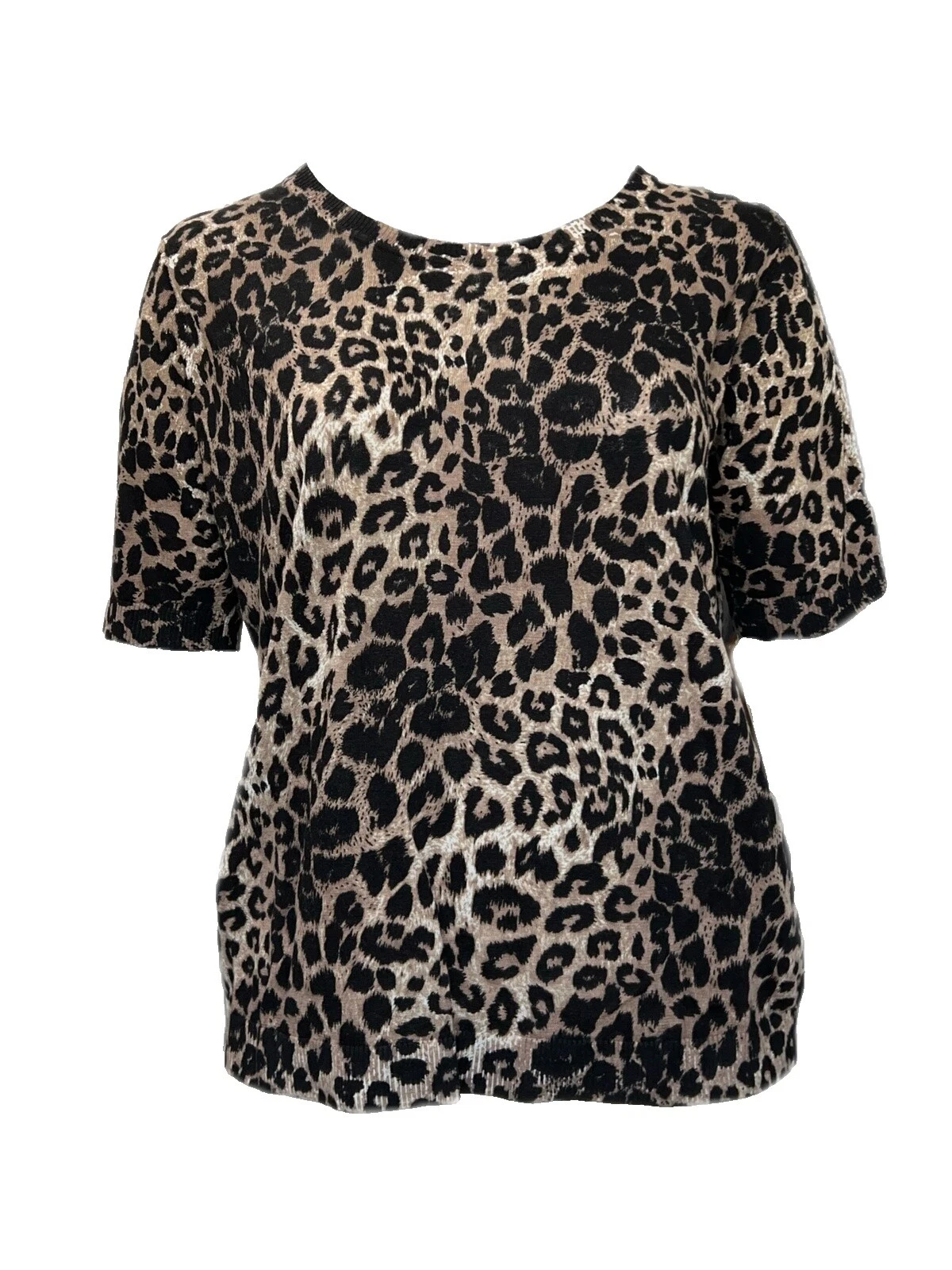 Кофты с анималистичным принтом коричневые для женщин