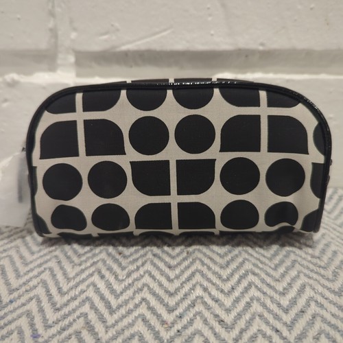 Kate Spade Murray Hill Noel Cosmetic Makeup Bag Case - Black & White - Small - Picture 5 of 11