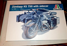ITALERI Zündapp KS 750 Sidecar - échelle 1/9 - ITALERI 7406 NEW in box