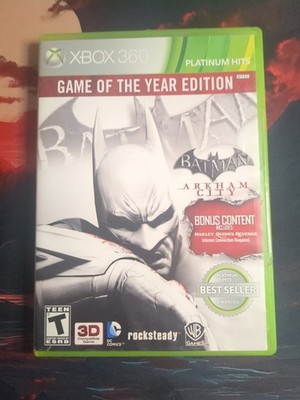 Batman Arkham City Game of the Year Edition (XBox 360) Complete And Tested!!