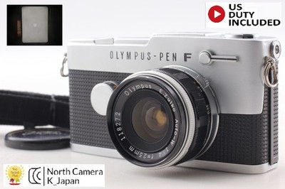 Meter Works! [N MINT+ w/ Strap ] Olympus Pen FT Half Camera + 25mm f4 From JAPAN
