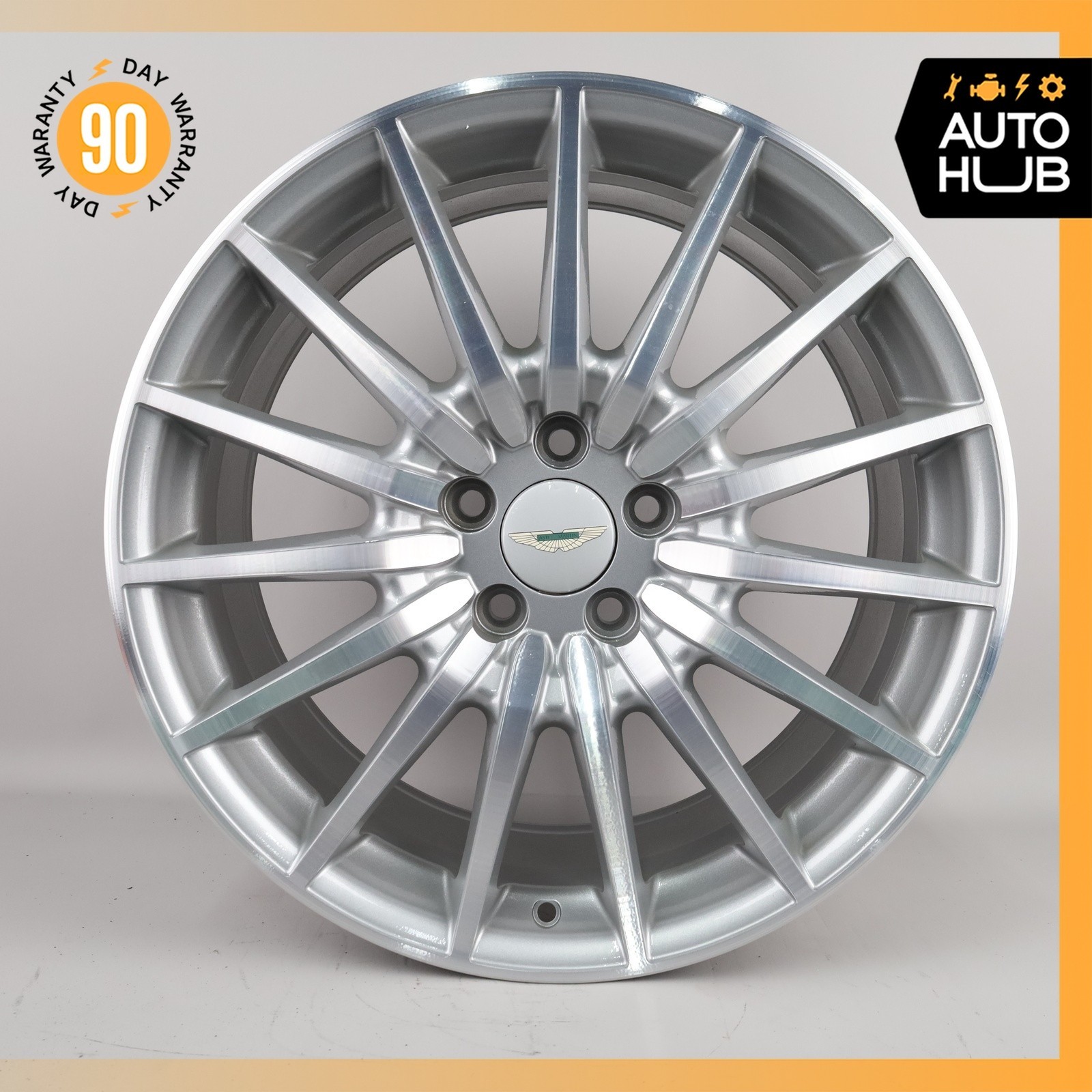 Aston Martin DB9 8.5 x 19 19" Front Wheel Rim Silver 4G431007FA OEM