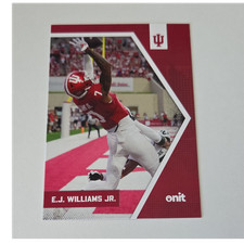 Onit 2025 E.J. Williams Jr. Indiana Hoosiers Football NCAA Base Set Card B-19