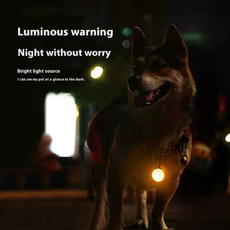 1x LED Dog Collar Safety Warning Lamp Night Clip Light Flashing Pet Pendant Tag - Image 3 of 4
