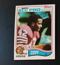 1982 Topps Ronnie Lott Rookie Card #486 near mint (see scan)